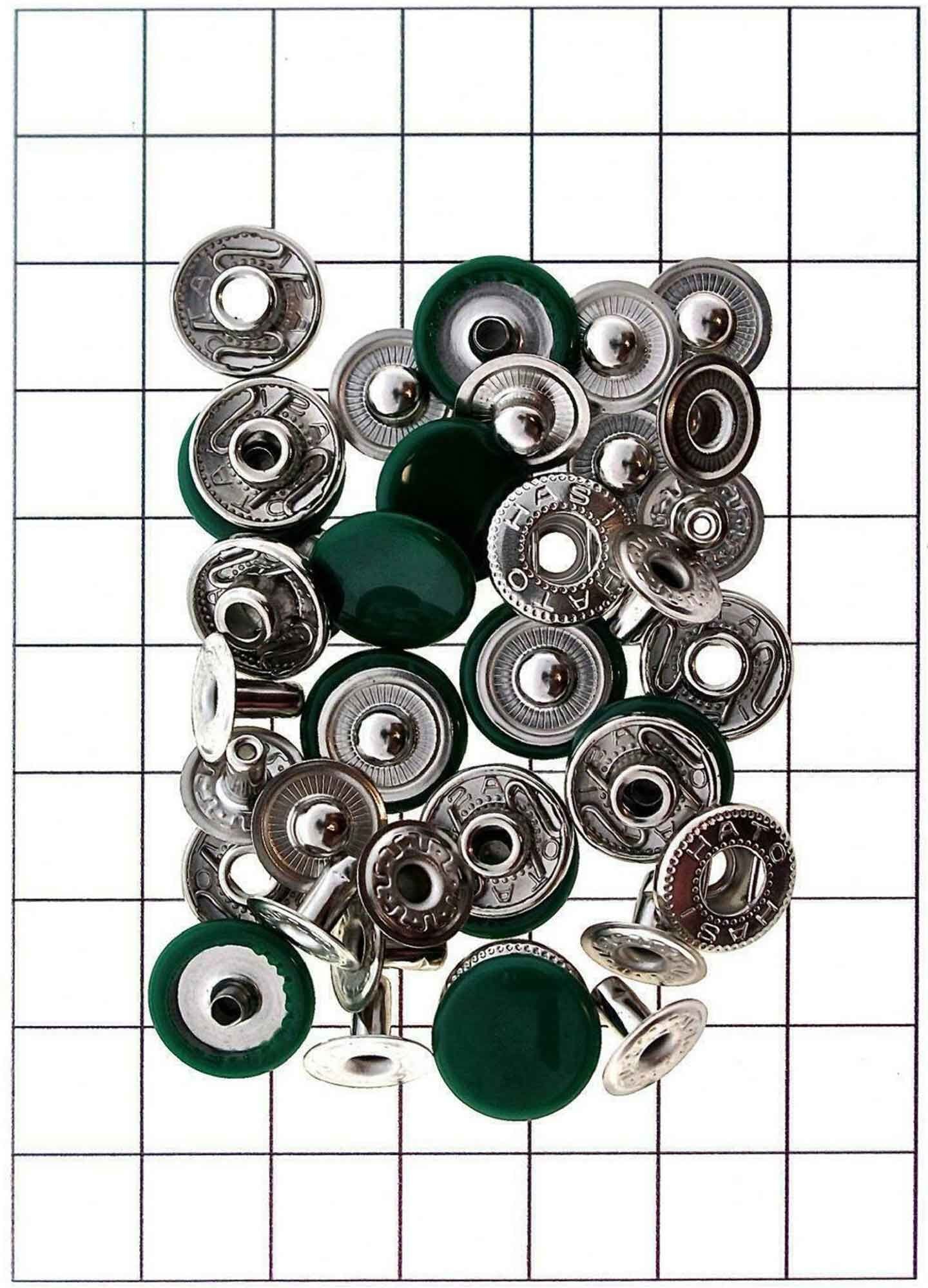 B31 Hunter Green Snap Fasteners For Clothes KAM Snap Button Tool Set –  SnapS Tools