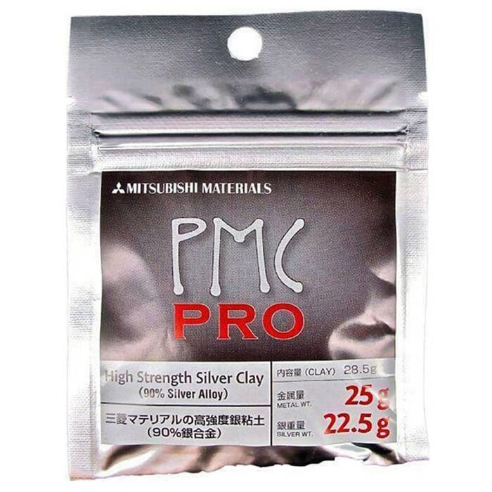 Mitsubishi PMC Pro Precious Metal Clay 25g Silver Art Clay (22.5g Silver Weight)