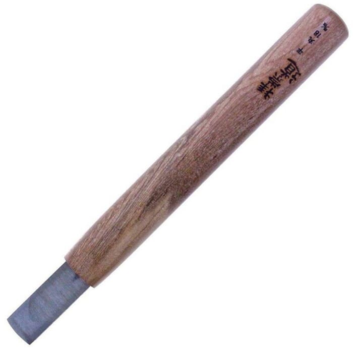 Michihamono 18mm Large Japanese Woodcarving Tool Round Edge Flat Wood Carving Chisel, to Carve Straight Cuts on Woodworking