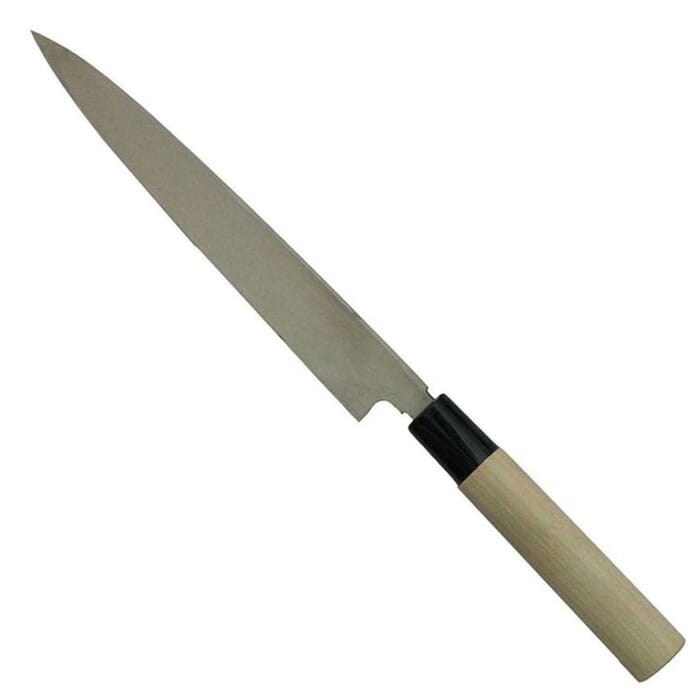Sugimoto CM1121 Stainless Steel 20cm Single Bevel Professional Yanagi Ba Kitchen Sushi Sashimi Knife, for Cutting & Slicing