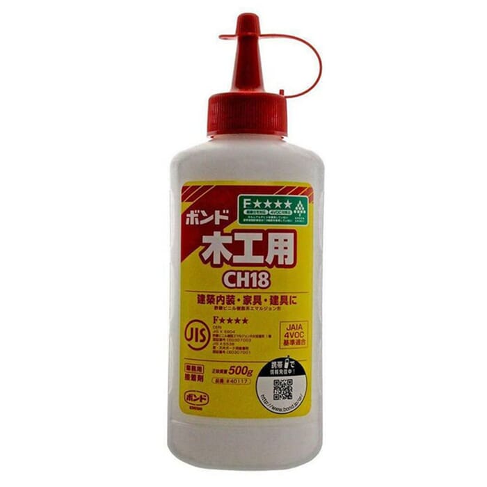 Bond Konishi 500g CH18 Quick-Drying Polyvinyl Acetate Aqueous Woodworking Adhesive Wood Glue, for Production of Furniture & Fixtures