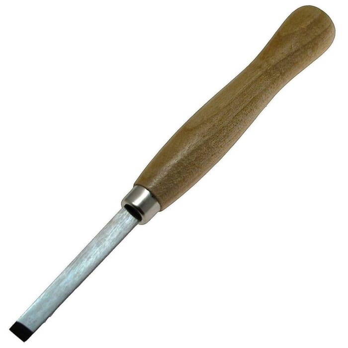 Craft Sha Leathercraft Tool 6mm Straight Edge Chisel Leather Skiver Beveler, with Wooden Handle, to Punch Slots & Skive Leatherwork