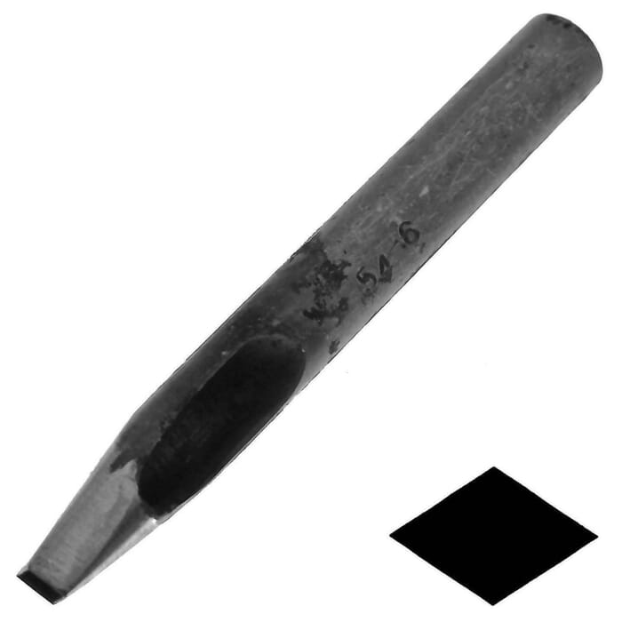 Leathercraft Shaped Leather Hole Punch Medium Rhombus Diamond No.6, 10mm x 6mm