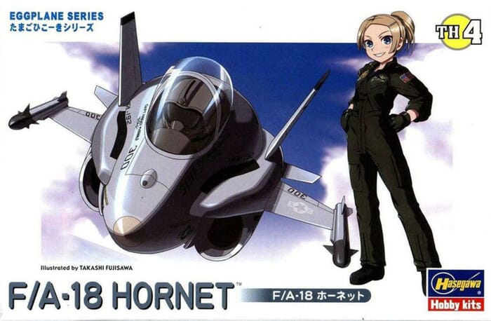 Hasegawa Japanese Hobby Kit TH4 F/A-18 Hornet Hughes 500 Eggplane Fighter Series Helicopter Plastic Model Building Set
