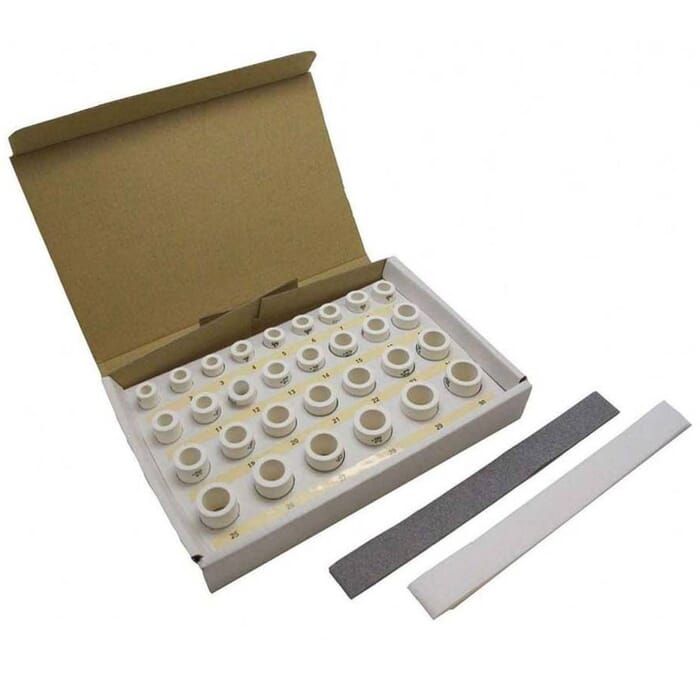 PMC Precious Metal Clay 30 Piece 20mm Silver Art Clay Reusable Ceramic Ring Sizing Pellets Firing Set, for Jewelry Making