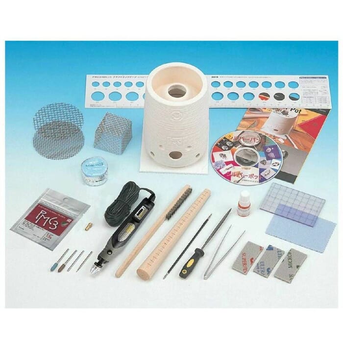 PMC Deluxe Silver Clay Starter Set Jewellery Kit with Ceramic Kiln, Dremel Etcher, DVD & Tools, a Complete Starter Kit for Beginners