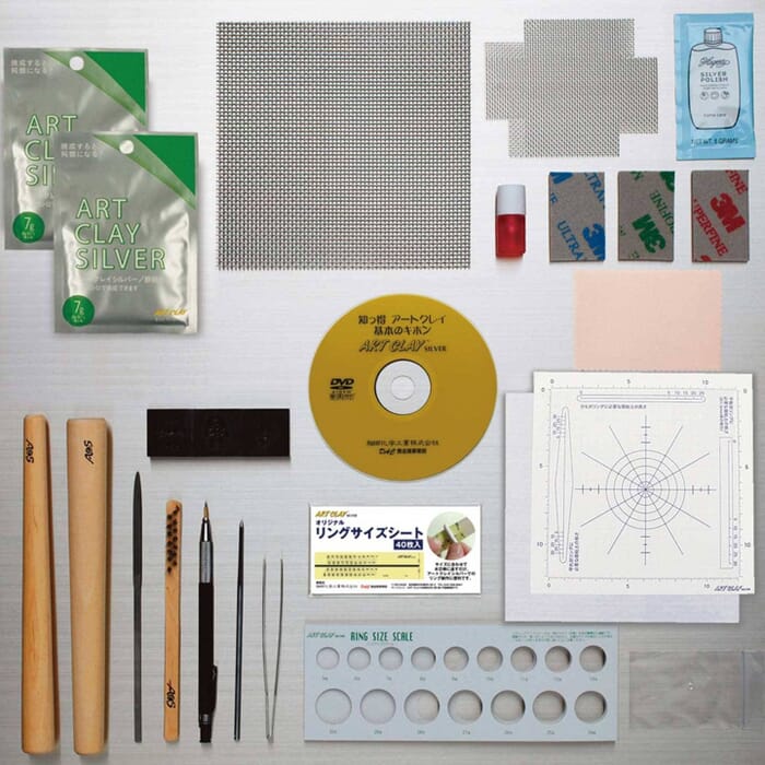 Art Clay DX Deluxe Starter Kit Silver Clay PMC Tools Kiln Set for Ring & Jewelry