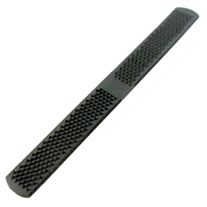Mikisyo Woodworking Tool Steel Horse Rasp and File 300x32x6mm, with Raised Teeth, for Smoothing and Shaping Wood