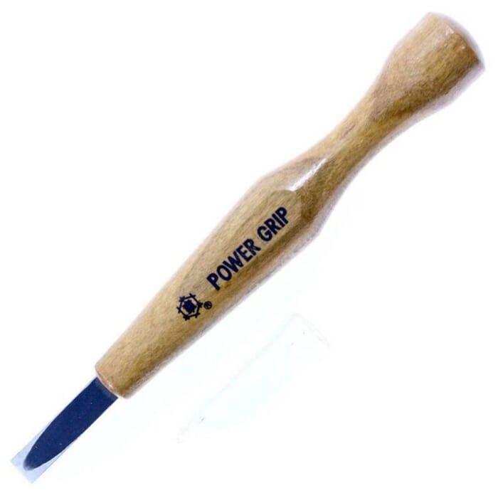 Mikisyo Power Grip Japanese PMC & Wood Carving Tool 7.5mm Straight Edge Flat Carpenters Chisel, with Wooden Handle, for Woodworking