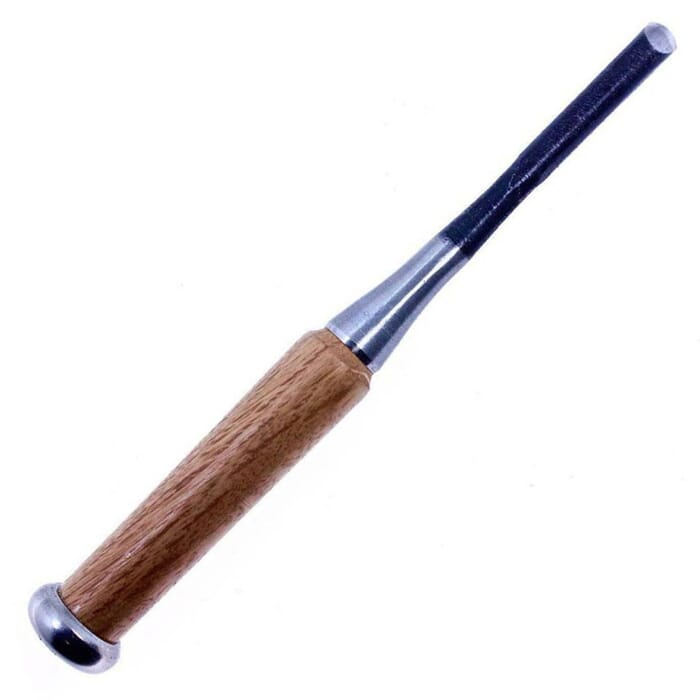 Yoita Japanese Wood Carving Tool Full Sized 9mm Woodcarving U Gouge, with Wooden Handle, to Carve Flutes & Grooves in Woodworking