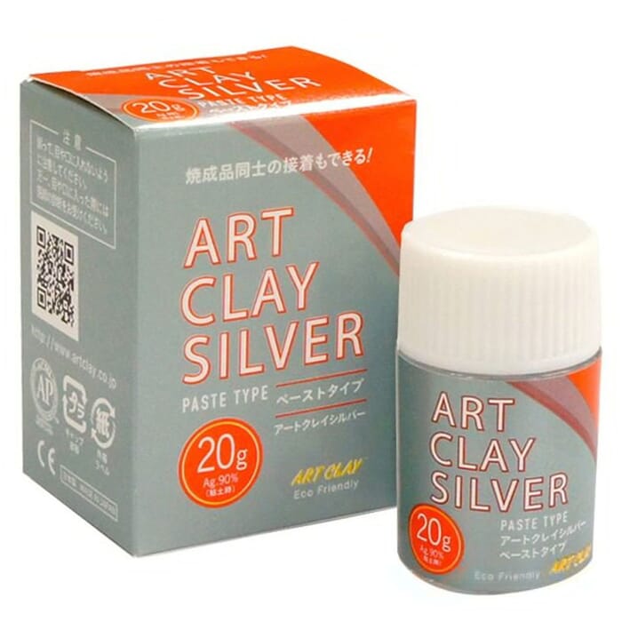 Art Clay Silver Jewelry Making 20g Low Fire Series Paste Type PMC Precious Metal Clay, for Silver Clay Repair & Adding Patterns