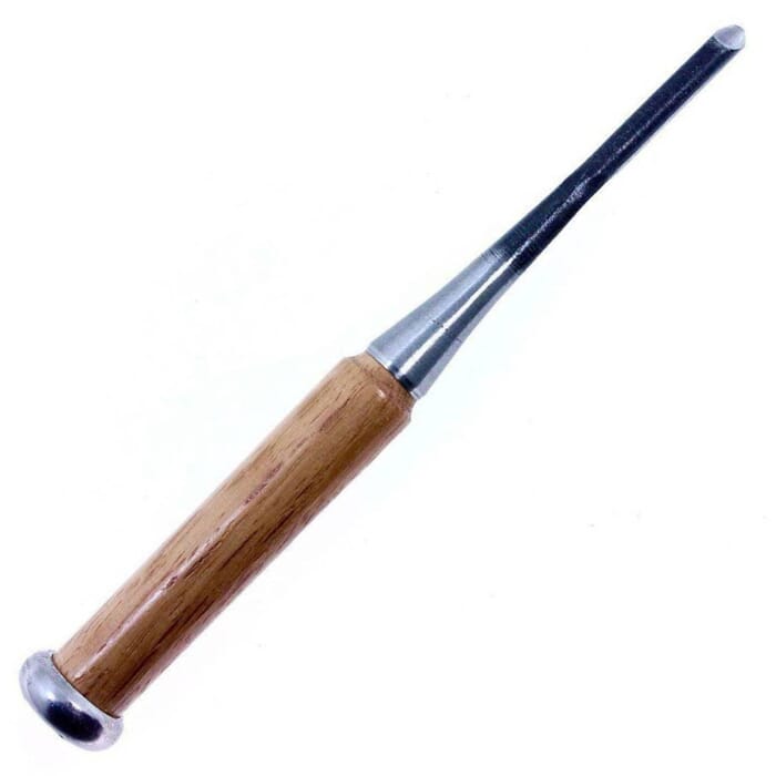 Yoita Japanese Wood Carving Tool 6mm Woodcarving U Gouge, with Wooden Handle, to Carve Channels & Grooves in Woodworking