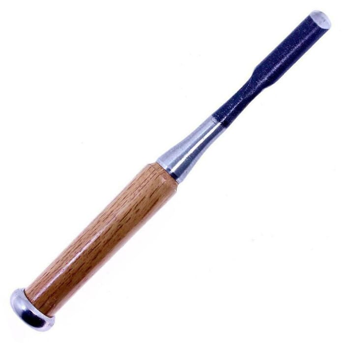 Yoita Japanese Wood Carving Tool 12mm Woodcarving U Gouge, with Wooden Handle, to Carve Channels & Hollows in Woodworking