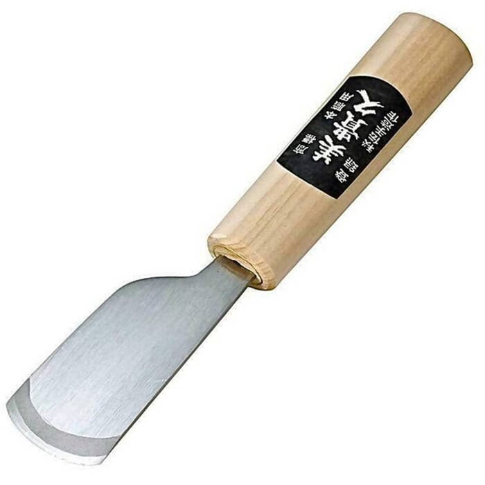 Kyoshin Elle Japanese Leathercraft Tool 36mm Utility Leather Skiving Knife Rounded French Curved Blade, to Cut & Skive Leatherwork