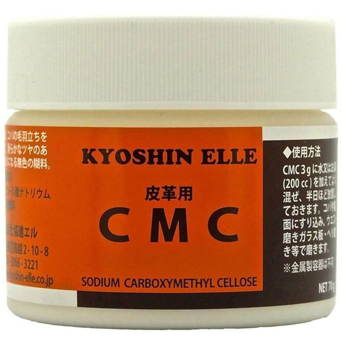 Kyoshin Elle Leathercraft 70g Tragacanth Replacement Powdered CMC Clear Leather Burnishing Agent for Finishing & Polishing Leather