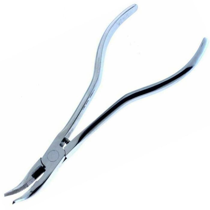 P.Tool Precision Japan Stainless Steel Jewellers Spring Front Bent Nose Pliers