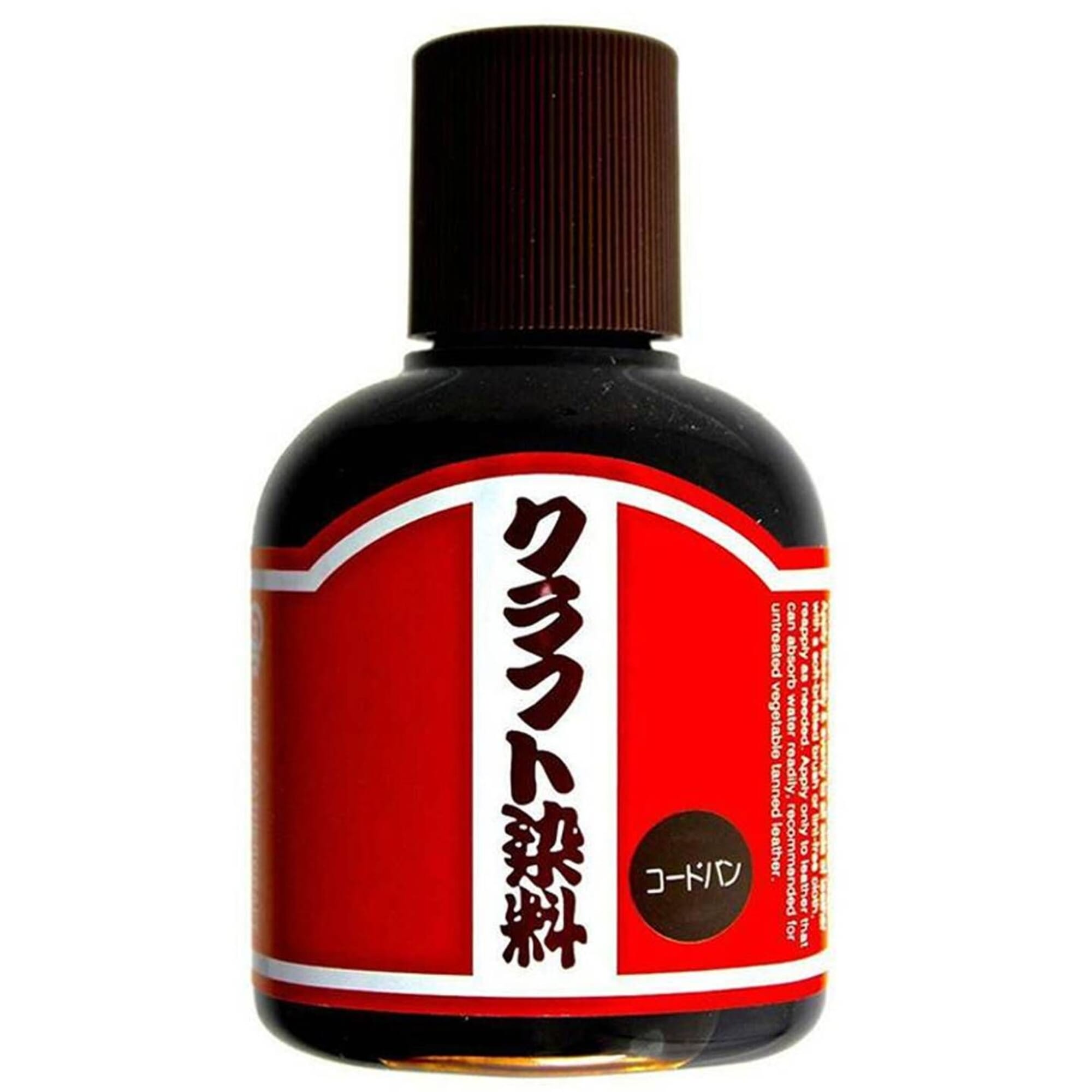 Craft Sha No.9 Brown Cordovan Leathercraft Paint 100ml 3.4oz Water Based  Leather Dye Solution, for Dyeing Untreated Vegetable Tanned Leather