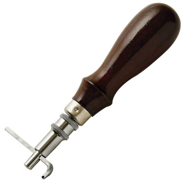 Craft Sha Leathercraft Hand Sewing Tool Adjustable Leatherwork Stitching Groover, to Cut Grooves & Stitch Lines in Leather Edges