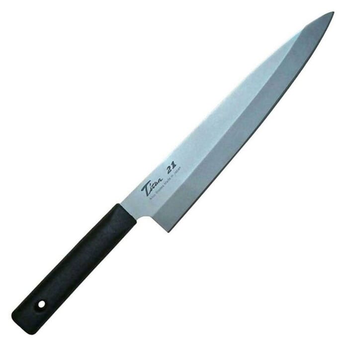 Forever Cera CGS22 Titan 21 Japanese Yanagi ba Titanium Sushi Sashimi Kitchen Knife 22cm, for Slicing & Skinning