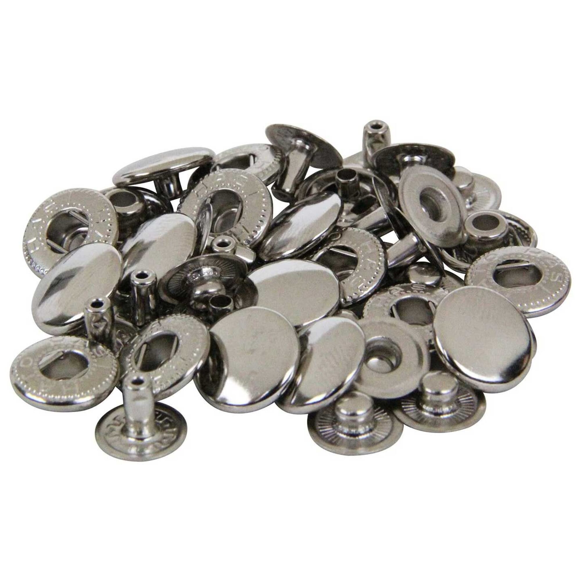 10 Sets 4 Colors Metal Snap Button Snap Fasteners Clothing Snaps