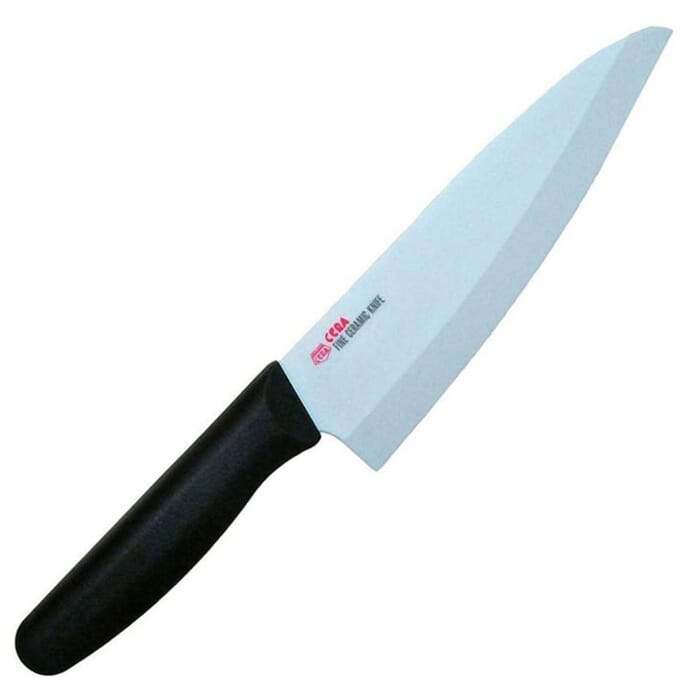 Forever Cera CE18WB Japanese Fine Ceramic General Purpose Kitchen Knife Cutting Tool 18cm, for Slicing Vegetables & Meat