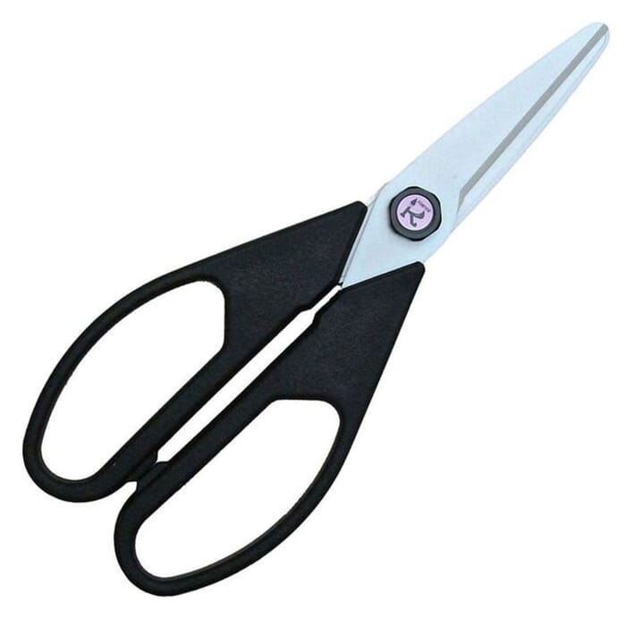 Forever Cera Japanese General Purpose Ceramic Paper Scissors Kitchen Craft Shears 20cm, with Black Handle, for Cutting