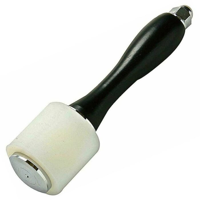 Craft Sha KS Series Leathercraft Tool Medium 480g Round Maul Mallet, with Polyester Head, for Leather Stamping & Punching