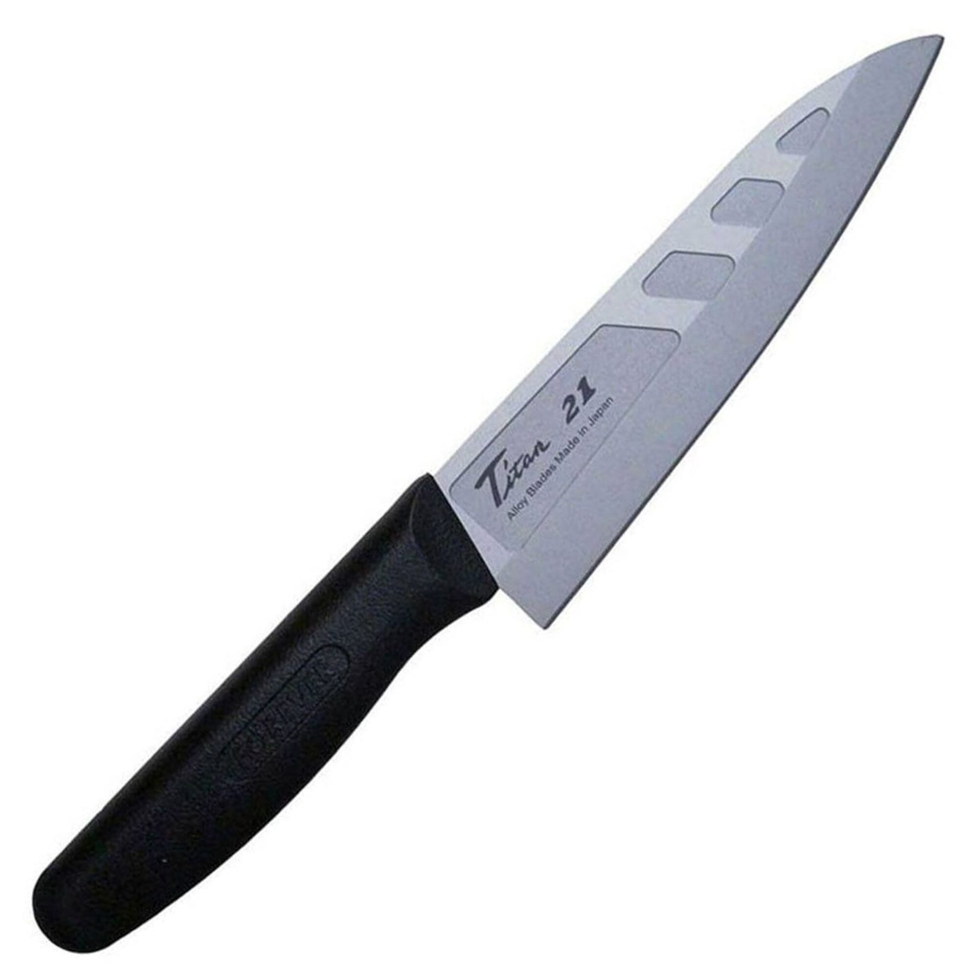 Forever Cera CHT16 Titan 21 Titanium Hybrid Deluxe Quality General Purpose Kitchen Knife, with Plastic Handle, for Cutting & Slicing