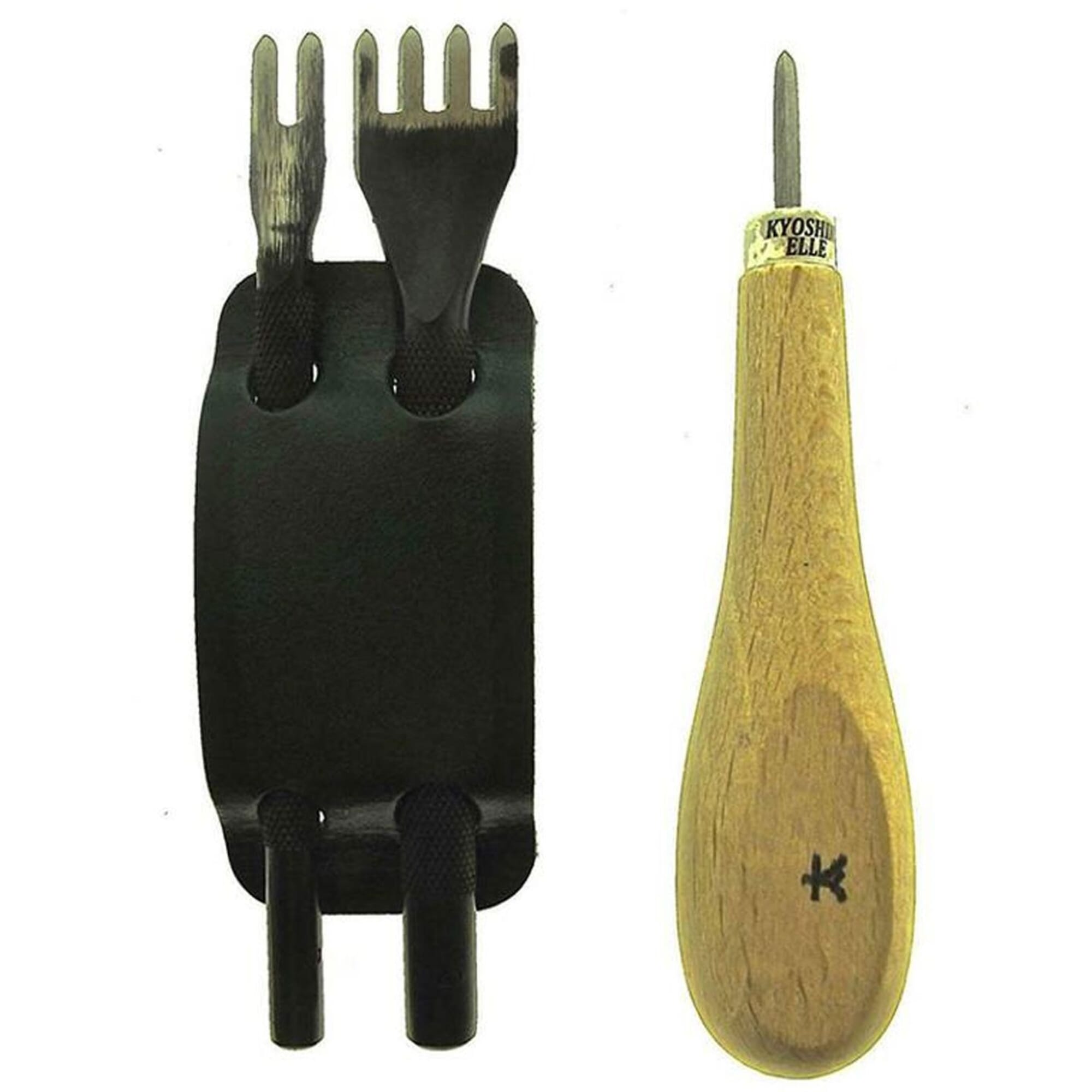 Craft Sha Leathercraft Hand Sewing Tool Set Leather Stitching Kit, with  Awl, Groover, Overstitch Wheel, Thread, & Needle, for Leatherworking