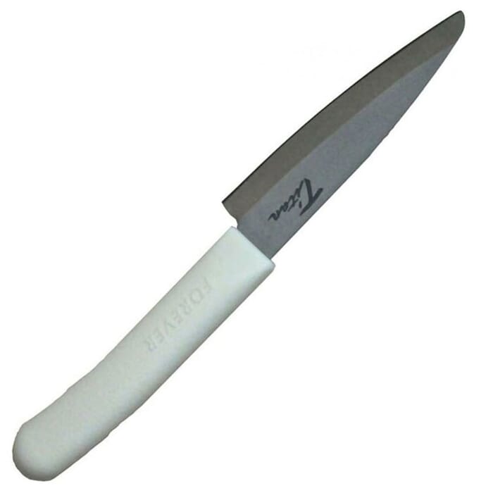 Forever Cera LET9 WHITE Titanium Paring & Utility Kitchen Knife 9cm Made in Japan