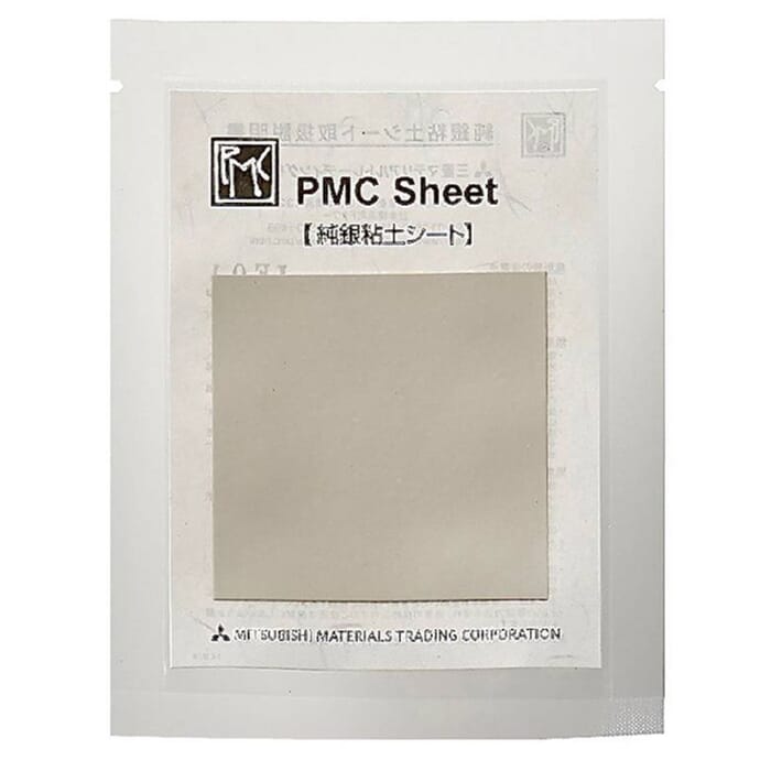 PMC 5g Pack Precious Metal Clay Square Sheet Fine Silver Clay 6x6cm, with for Making Jewelry & Accessories