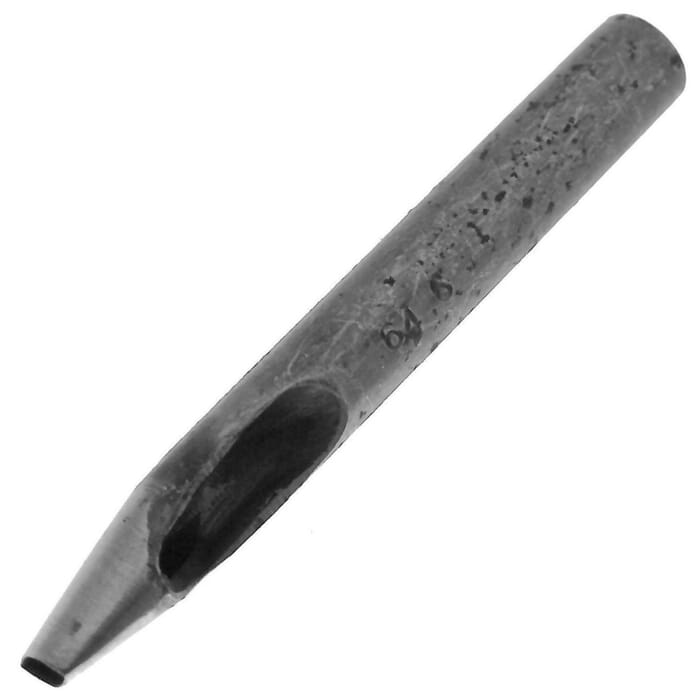 Kyoshin Elle Leathercraft Tool Custom Shaped Leather Hole Punch No.2 Medium Ellipse 10mm x 4mm, to Add Decorative Holes in Leatherwork