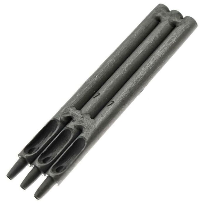 Kyoshin Elle 2.2mm Size 7 Round Triple Hole Leathercraft Punching Tool, to Punch Lacing & Strap Holes in Leatherwork
