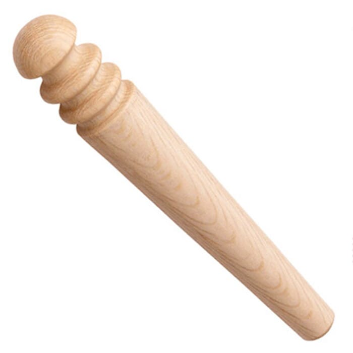 Seiwa Leathercraft Pine Wood Edge Burnisher Round Multi Size Leather Slicker, for Burnishing & Polishing Leather