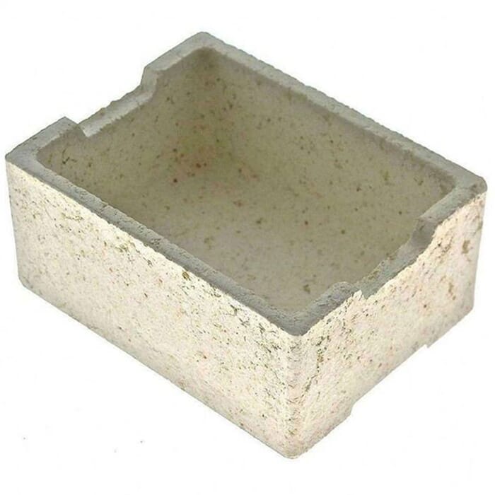 PMC Precious Metal Clay Silver Firing Vessel Ceramic Sinter Pan Tray 60x80x35mm, for Sintering Silver Clay Jewelry