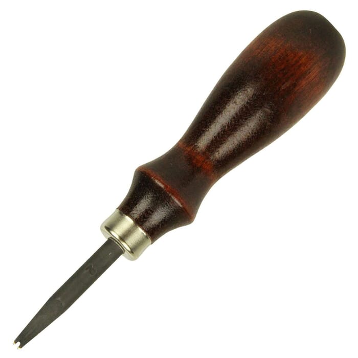 Seiwa Leathercraft Tool Precision Leather Edge Beveller No.2 Edger, for Beveling & Smoothing Leather Edges