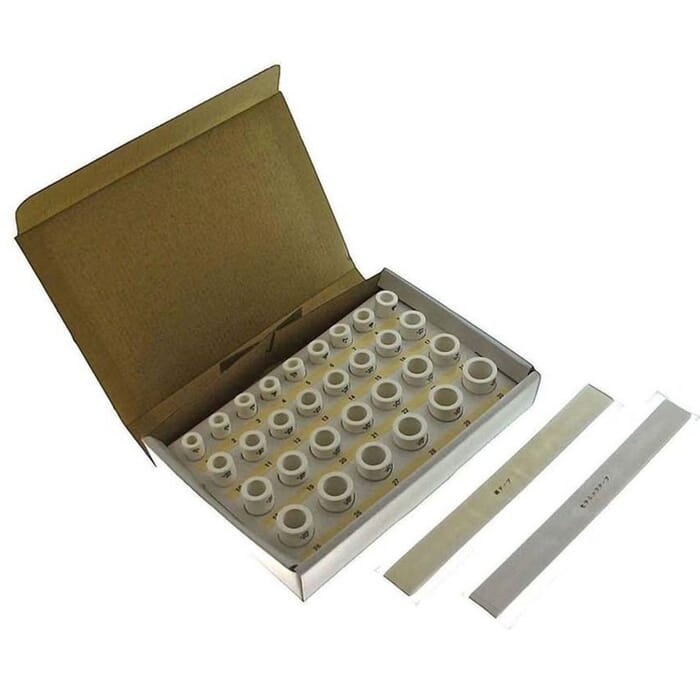 PMC Precious Metal Clay 30 Piece 30mm Silver Clay Reusable Ceramic Ring Sizing Pellets Firing Set, for Jewelry Making