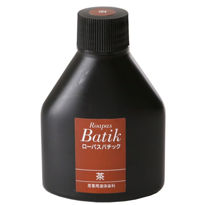 Seiwa Leathercraft 100ml No.19 Brown Roapas Batik Water-Based Leather Edge & Surface Dye Solution, for Untreated Vegetable Tanned Leather