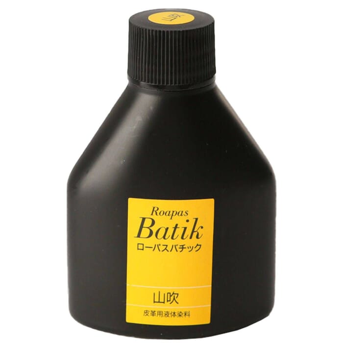 Seiwa Leathercraft 100ml No.2 Sunflower Yellow Roapas Batik Water-Based Leather Dye Solution, for Untreated Vegetable Tanned Leather