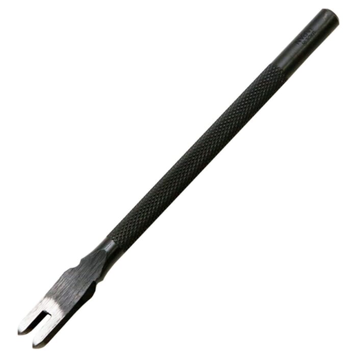 Seiwa Leathercraft Tool 2x5mm Pricking Iron Stitching Chisel 2-Prong Diamond Point Stitch Punch, to Pierce Sewing Holes in Leather Working