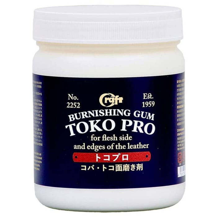 Craft Sha Leatherworking 500g Toko Pro Japanese Leather Finish Burnishing Gum, for Flesh Side & Edges of Leathercraft