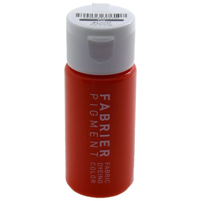 Seiwa Pop Orange Leathercraft Fabrier Pigment Water Based Acrylic Resin Paint Colored Dye 35ml, for Fabric & Leather Dyeing