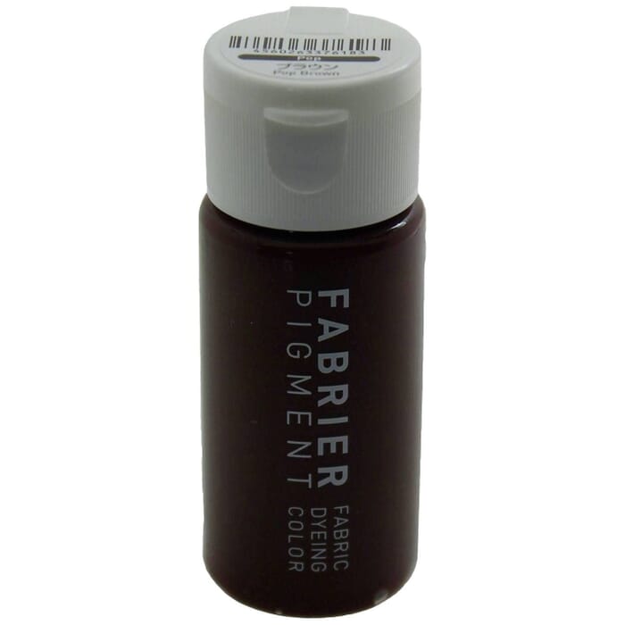 Seiwa Fabrier Pigment Pop Brown Paint 35ml Leathercraft and Fabric Dyeing Color
