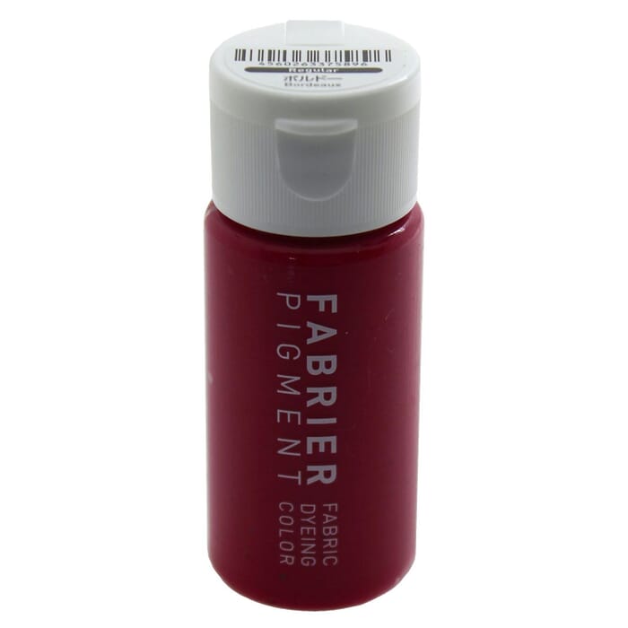 Seiwa Regular Bordeaux Fabrier Pigment Fabric Dyeing Color 35ml Leathercraft Dye, for Leather & Textile Painting