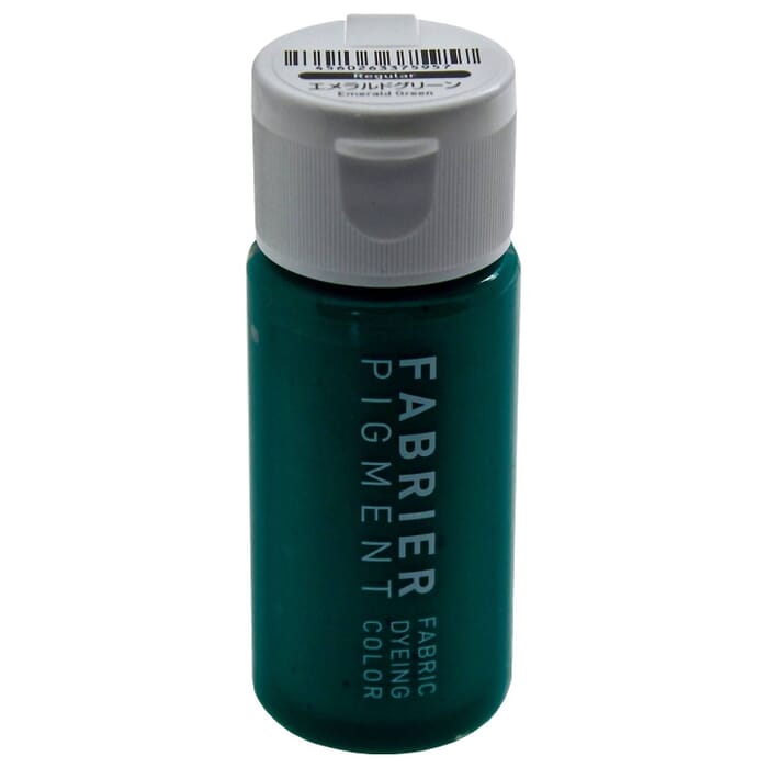 Seiwa Regular Emerald Green Fabrier Pigment Fabric Dyeing Color 35ml Leathercraft Dye, for Leather & Textile Painting