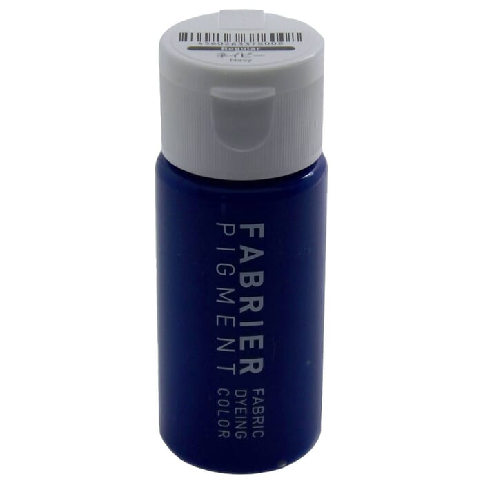 Seiwa Regular Navy Blue Fabrier Pigment Fabric Dyeing Color 35ml Leathercraft Dye, for Leather & Textile Painting