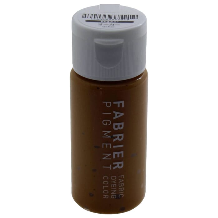 Seiwa Regular Ocher Brown Fabrier Pigment Fabric Dyeing Color 35ml Leathercraft Dye, for Leather & Textile Painting
