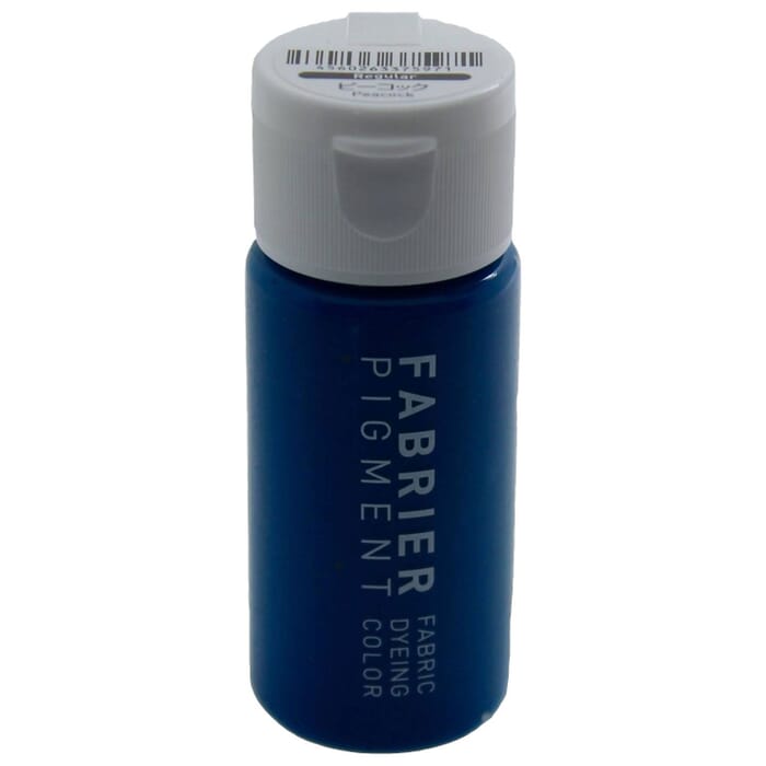 Seiwa Regular Peacock Blue Fabrier Pigment Fabric Dyeing Color 35ml Leathercraft Dye, for Leather & Textile Painting