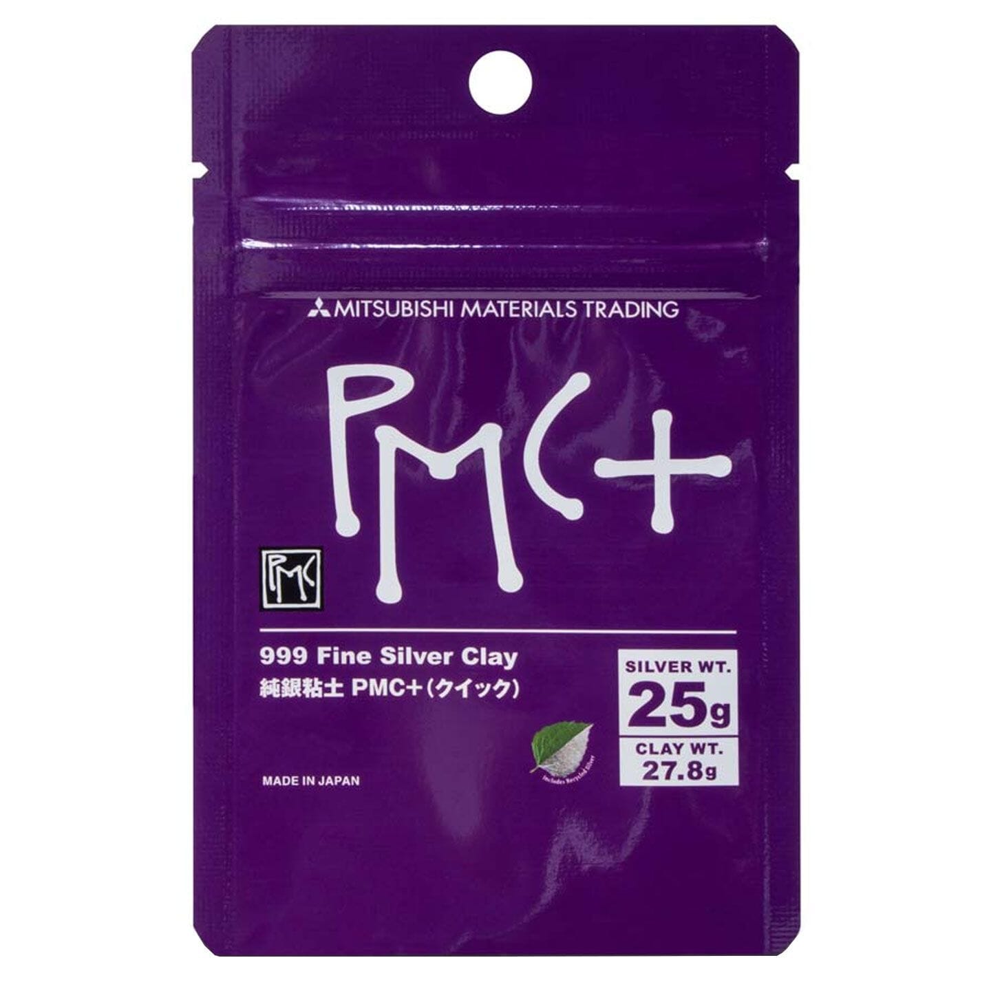 PMC+ Precious Metal Clay Silver Weight 25g PMC Plus 999 Fine Silver Clay,  for Making Accessories & Jewelry