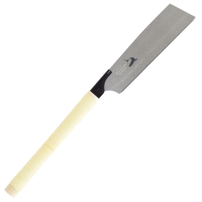 Takagi Japanese Wood Cutting Tool Kataba Nokogiri Spare Blade Type 225mm Single-Edged Shark Saw, with Rattan-Wrapped Handle, for Woodworking